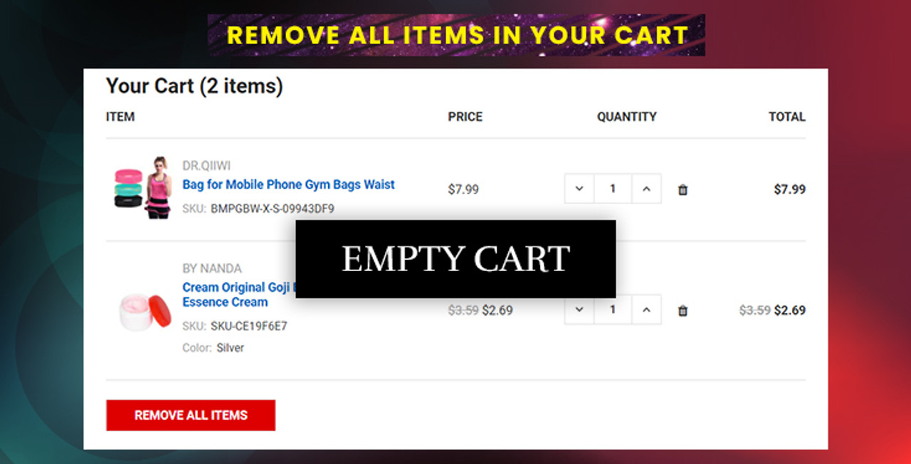 How do I add/edit/remove items from my cart? – Customer Service Center