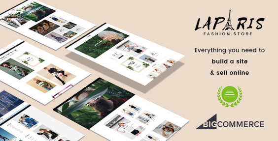 LaParis - Simple Creative BigCommerce Theme Preview