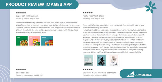 BigCommerce Product Review Images App