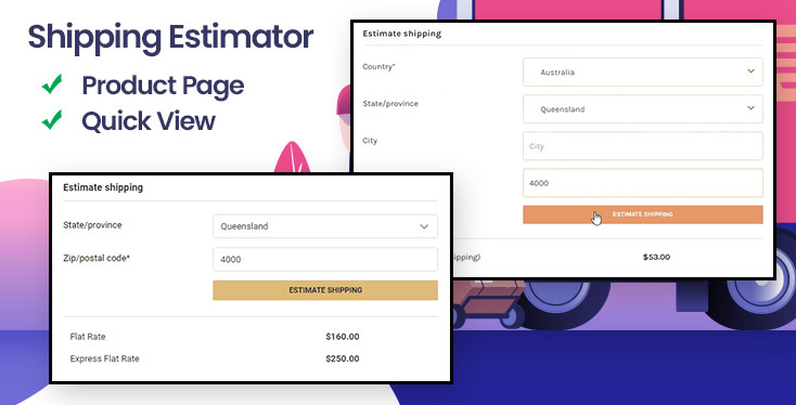 Shipping Estimator on Product Page for BigCommerce