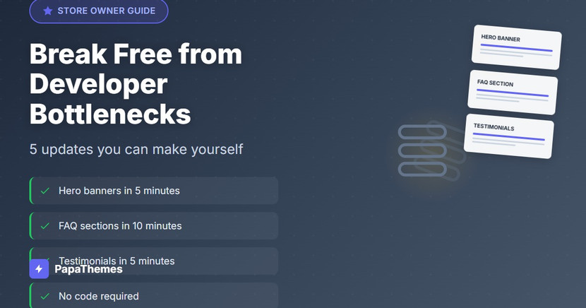 Break Free from Developer Bottlenecks: 5 Store Updates You Can Make Yourself