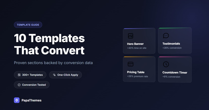 10 High-Converting Section Templates Every BigCommerce Store Needs