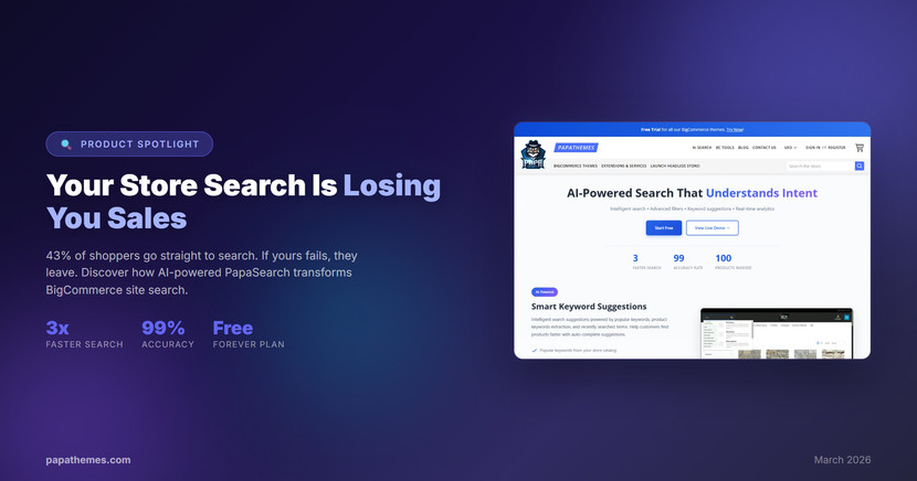 Why Your BigCommerce Store Search Is Losing You Sales — And How AI Fixes It