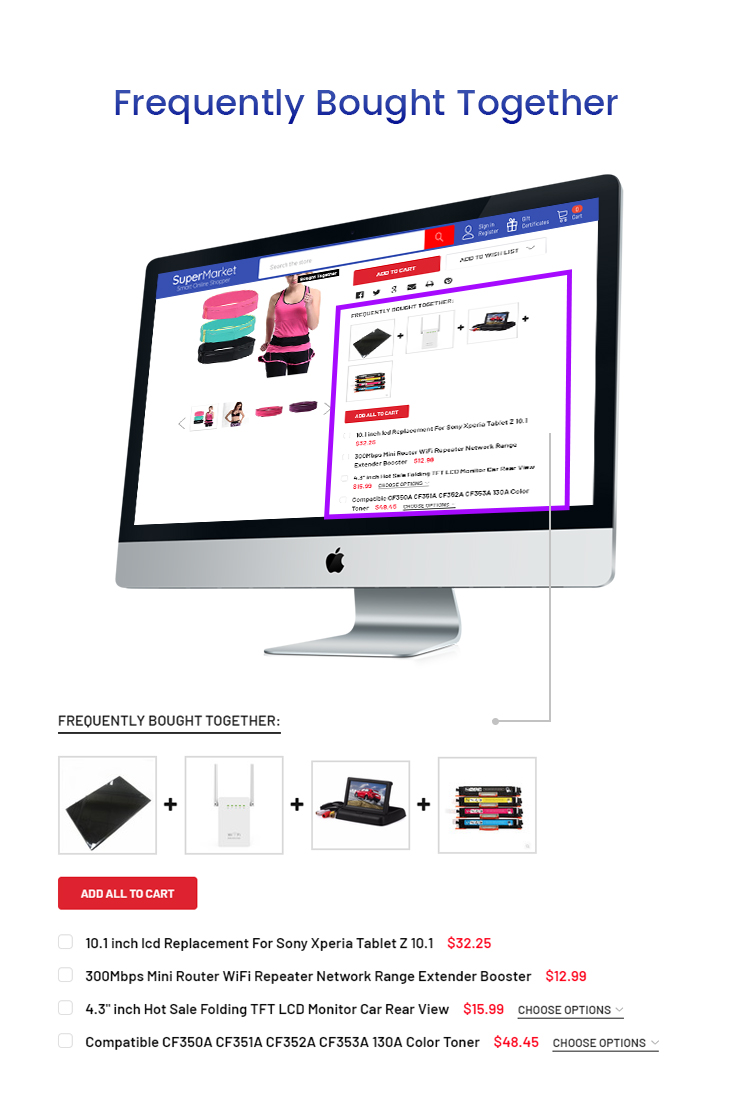 Products frequently bought together Products frequently bought together