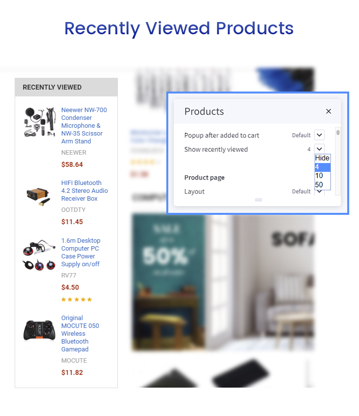 Recently viewed products Recently viewed products