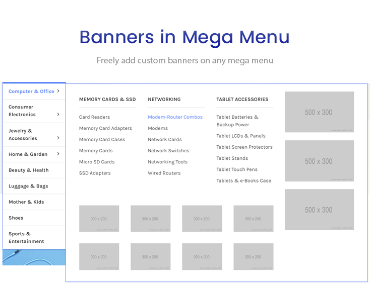 banners in mega menu banners in mega menu