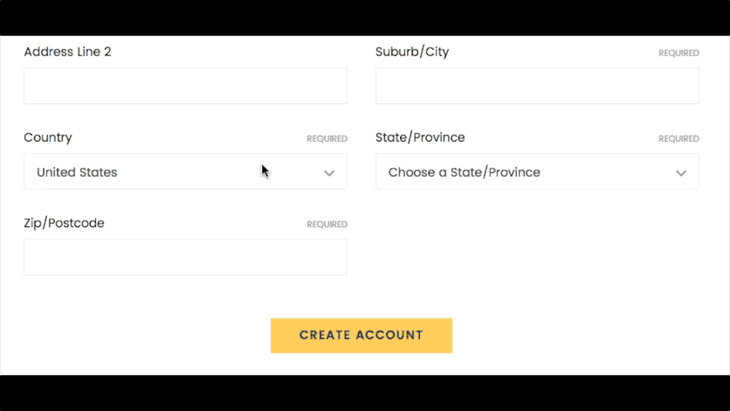 bigcommerce remove some countries and states on signup checkout and shipping estimator form