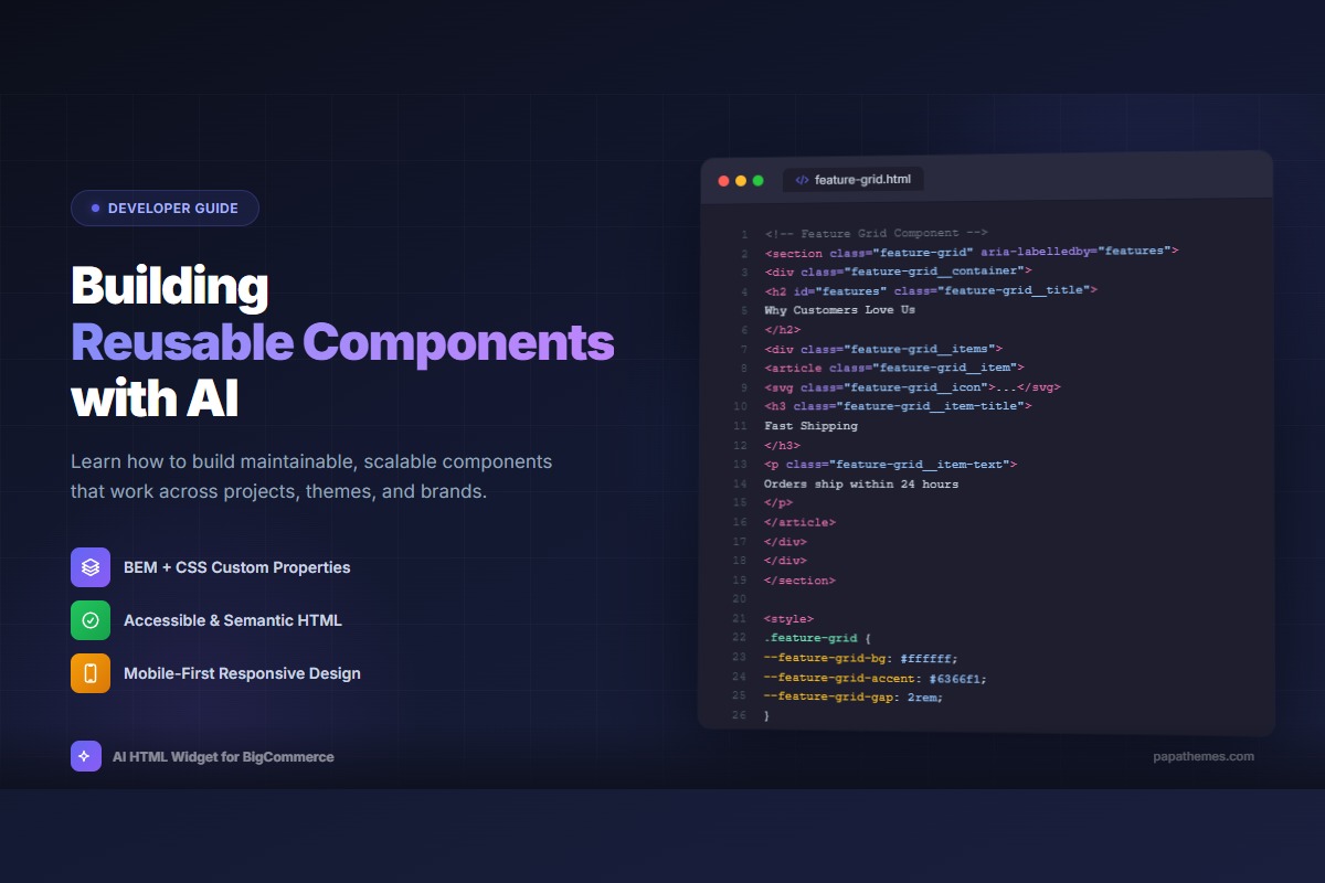 Building Reusable Section Components with AI: A Developer's Guide ...