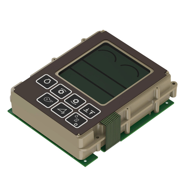 John Deere AH155932 Combine Right-Hand Tachometer Display Panel 