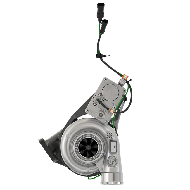 John Deere DZ108166 Single Cooled Turbocharger, 12 Volts | RDO 
