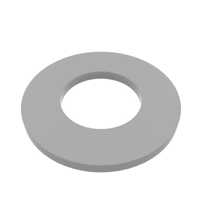 TRA-1220 Flat Washers - 1.25" OD, 0.75" ID, 0.031" Thick Zinc Plated Steel (10 Pack)