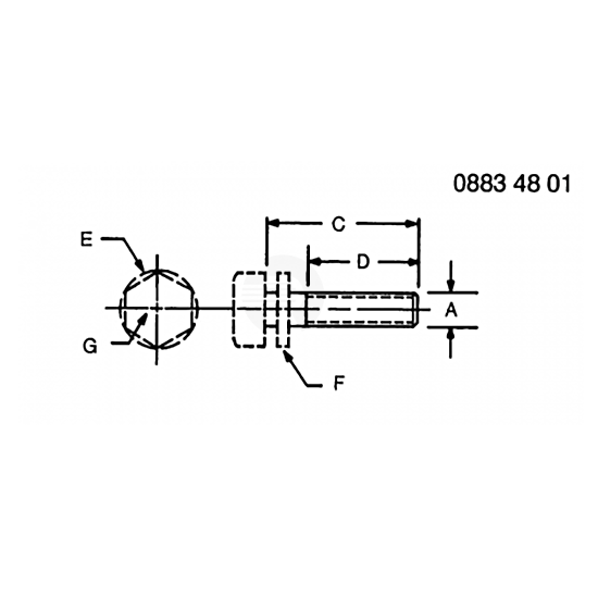 John Deere R297391 Screw And Washer Assembly, M8 X 30 | RDO  