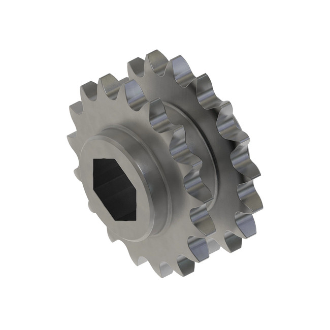 John Deere AFH207882 Chain Sprocket, (17/17T Rc60 L3 Ser | RDO 