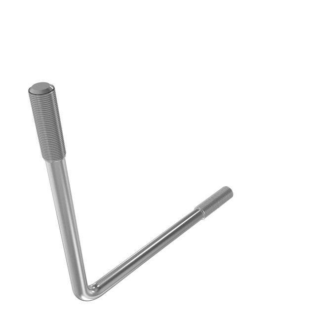 John Deere A70763 Angled Threaded Both Ends Hook Bolt, M16 X 220  