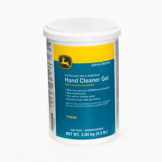 John Deere TY26106 Hand Cleaner Gel, VOC Compliant Formulation