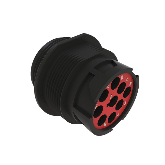 John Deere 57M8459 Black External Electrical Connector Housing, 9