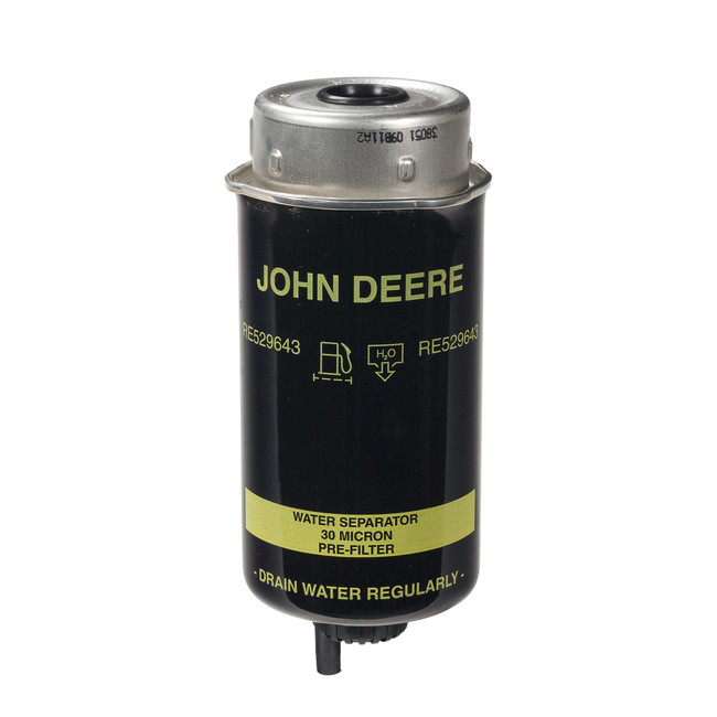 John Deere RE529643 Fuel Filter with Drain Plug | RDO Equipment Co.