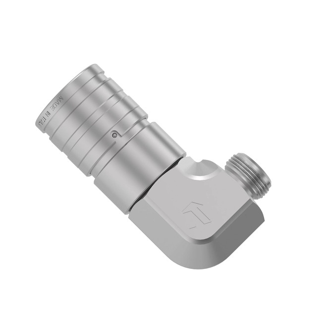 Hydraulic Quick-Connect Coupler, 90 Deg #AT486389