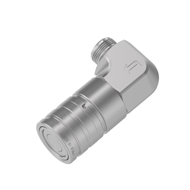 Hydraulic Quick-Connect Coupler, 90 Deg #AT486389