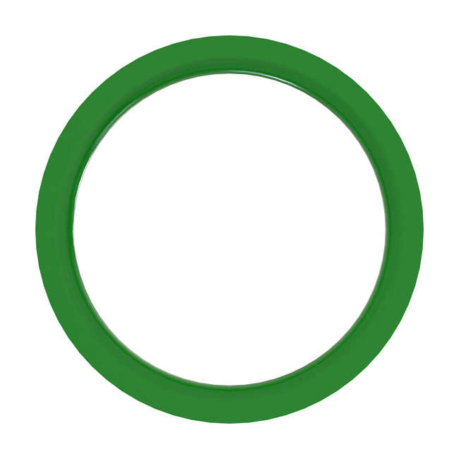 dark green circle outline