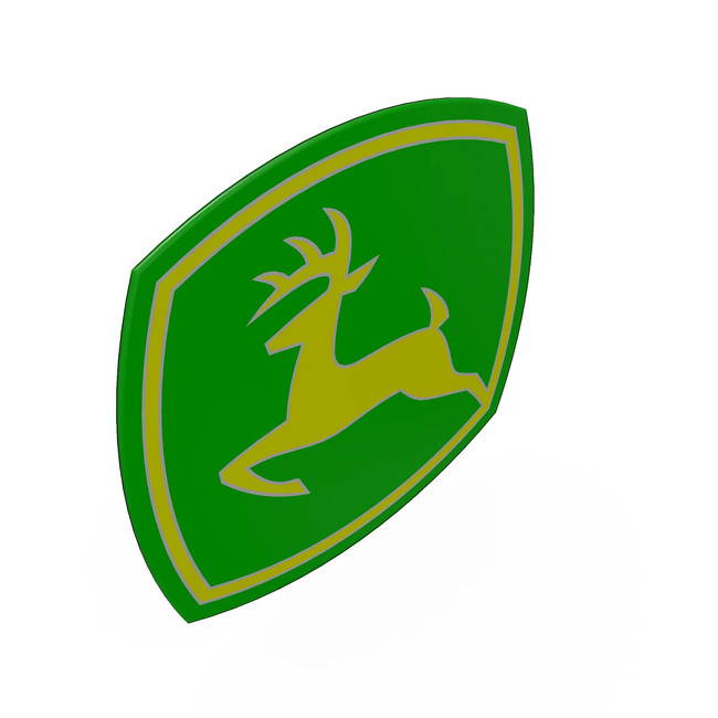 John Deere Leaping Deere 2000 Trademark Logo Decal - JD5721