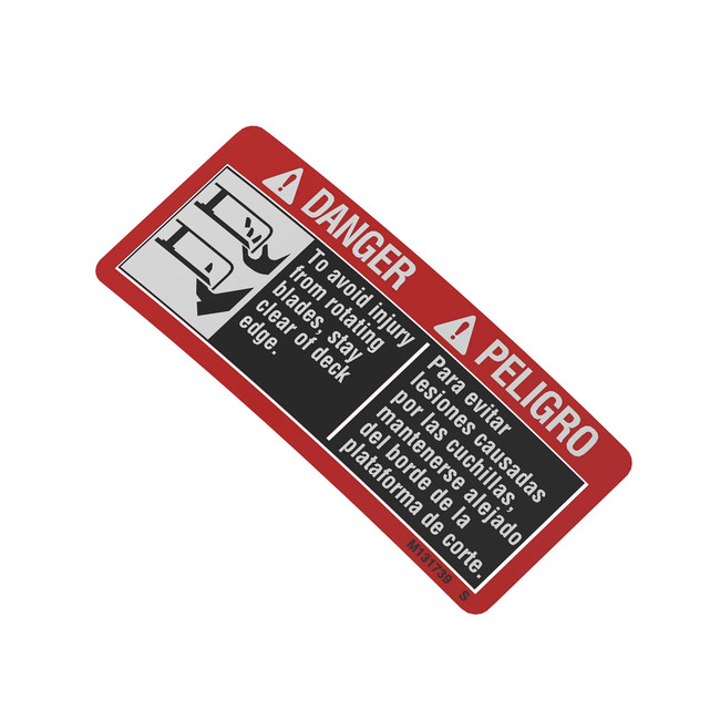 John Deere M131739 Rotating Blade Warning Label | RDO Equipment Co