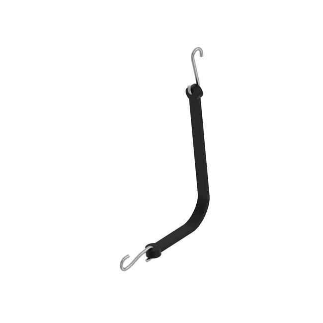 ProSource FH64088 Tie-Down, 3/4 in W, 19 in L, EPDM Rubber, S-Hook