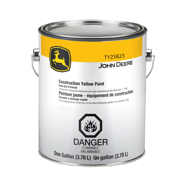 ジャパンテクノロジー フロスト’25 John Deere TY25823 Ag & Turf Yellow Paint (Low VOC), 3.78