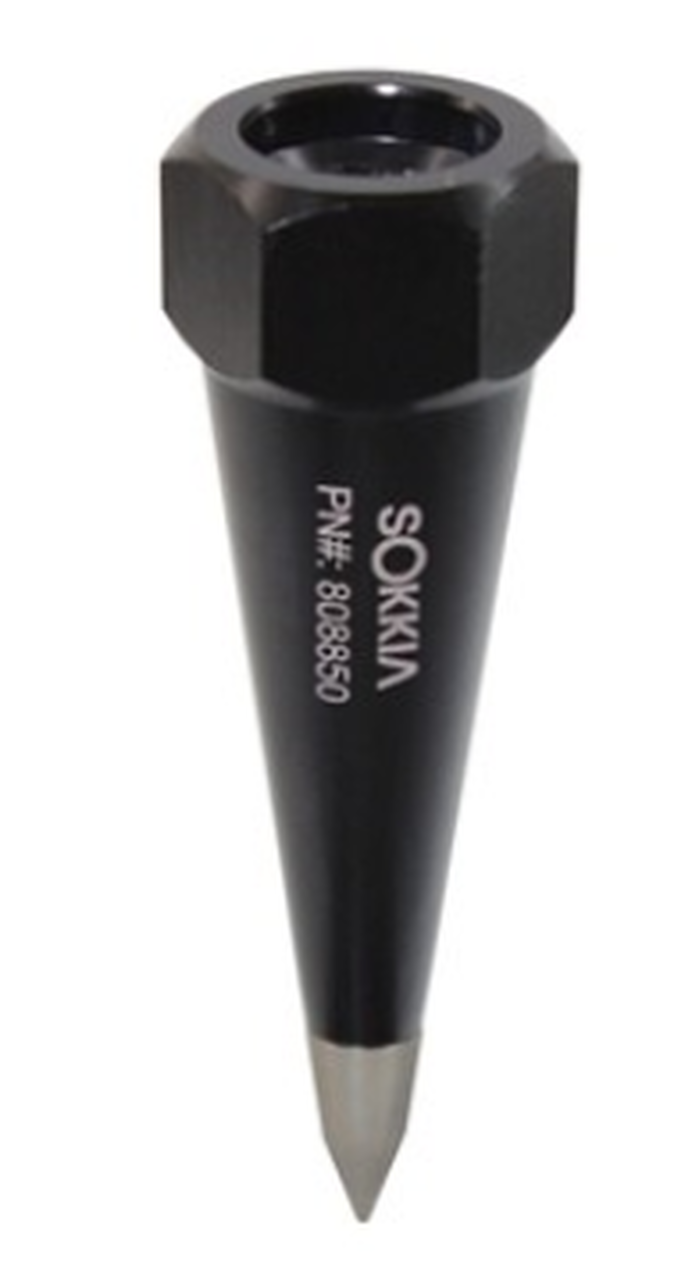 MOETER Prism Pole Wide Base Topo Shoe – 5/8x11 Thread, Aluminum S-Style, For Surveying & Construction (Fits Most Poles)