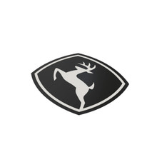 JD5234 John Deere OEM Leaping Deere Trademark Decal - Genuine John Deere Part (Multicolor Vinyl)