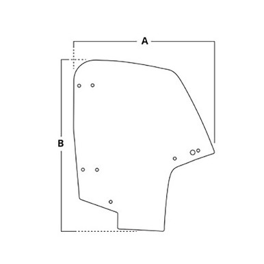A and I A-AM137459 Glass Door (Lh) | RDO Equipment Co.