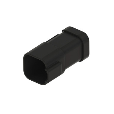 John Deere 57M8578 Black External Electrical Connector Housing, 6