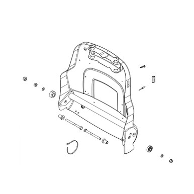 John Deere AL210467 Seat Back | RDO Equipment Co.