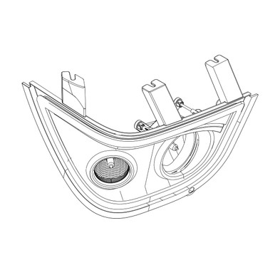 John Deere AL209453 Right-Hand Headlight Bezel | RDO Equipment Co