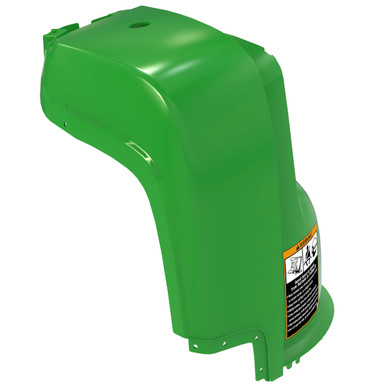 John Deere AM145196 Fender, Fender, Left-Hand, Green With Label