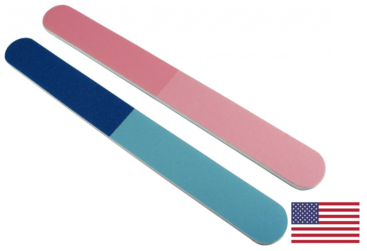 Pink/Blue 4-Way 120-240/280-320 - Nailfiles.com