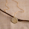 Gold Vermeil Kanji Droplet Necklace