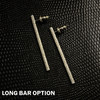 Textured Bar Post Earrings (available in 3 lengths)