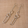 Rough Around the Edges Chain Link Drop Earrings