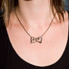 Sample Sale: "Opposites Attract" Double Heart Link Necklace