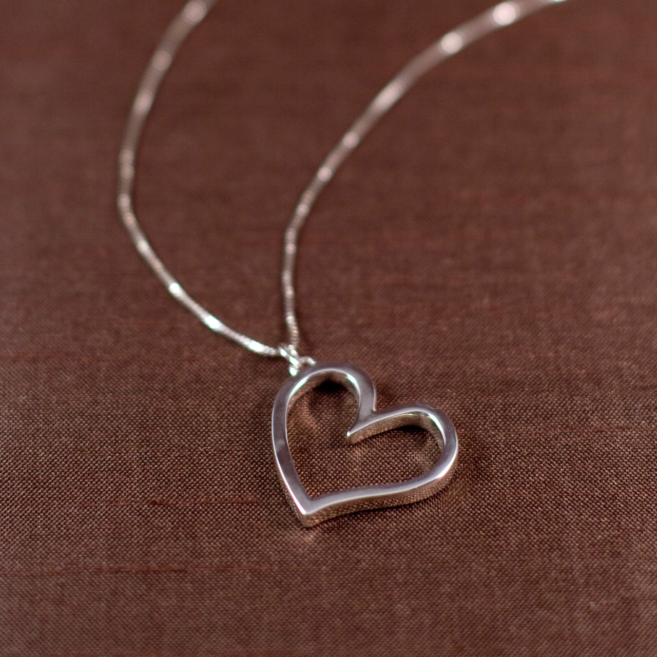 Love Me Love Me Not Necklace - Janet Sterling Silver Design