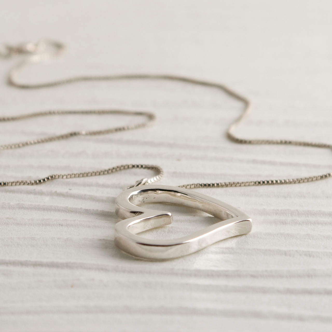 Love Me Love Me Not Necklace - Janet Sterling Silver Design