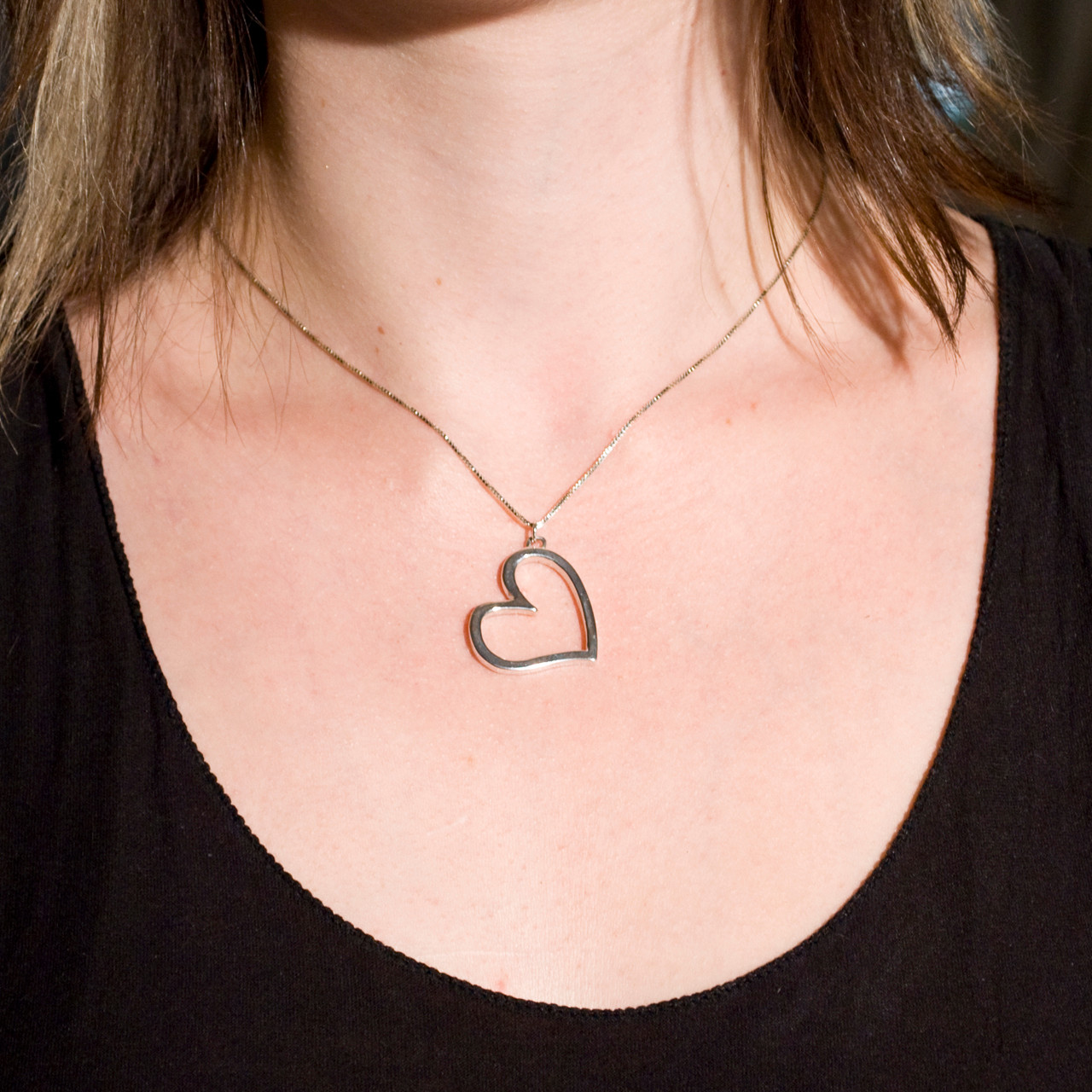 Love Me Love Me Not Necklace - Janet Sterling Silver Design