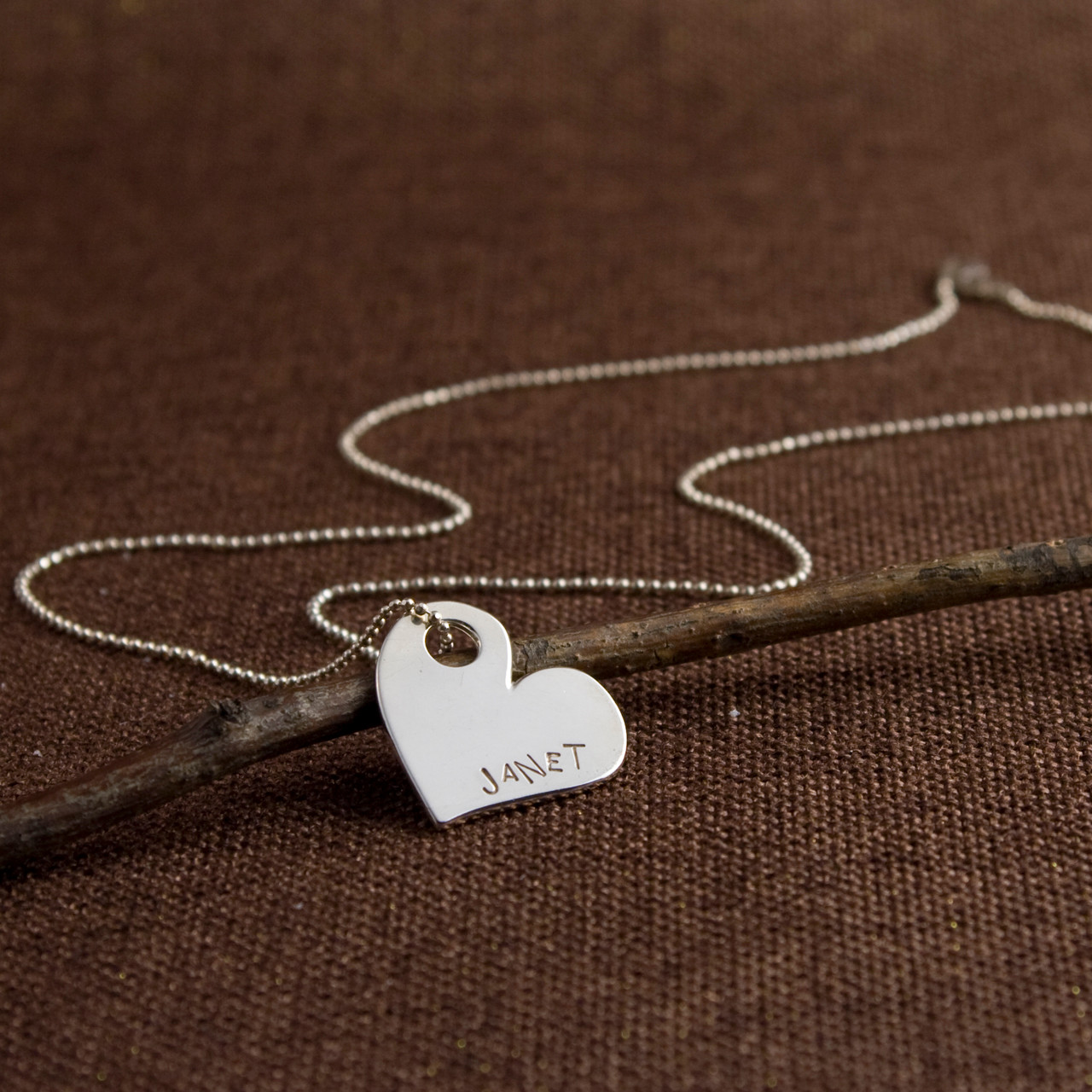 Return to Tiffany™ Heart Tag Necklace in Silver with a Diamond, Medium |  Tiffany & Co.