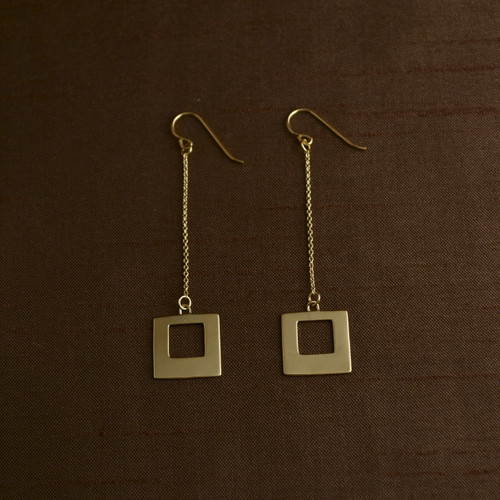 Gold Vermeil Mojo Drop Earrings Gold Vermeil Mojo Drop Earrings