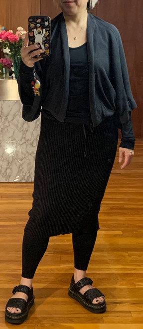 51inc Sample Sale for WK:  Skeggings (Sweater Skirt + Leggings in ONE!), in Black or Anthracite