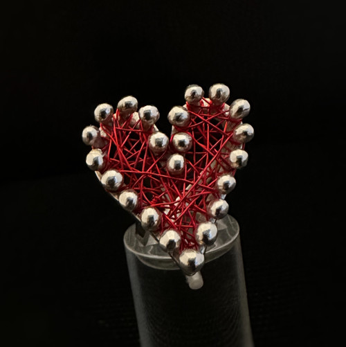 Heart on a String Ring