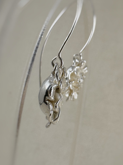 Handcrafted Small Gerbera Earrings