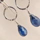 Kyanite Ringlet Droplet Earrings