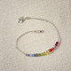 Rainbow Semi-Precious Stone Bracelet with Star End (2 star options!)